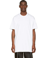 T-shirt à col rond blanc Givenchy