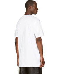 T-shirt à col rond blanc Givenchy