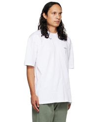 T-shirt à col rond blanc Adish