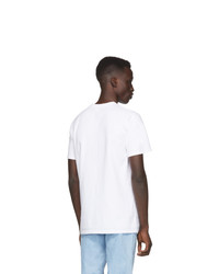 T-shirt à col rond blanc A.P.C.