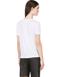 T-shirt à col rond blanc J Brand