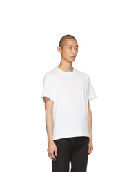 T-shirt à col rond blanc Bottega Veneta