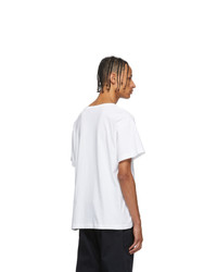 T-shirt à col rond blanc Alexander Wang