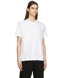 T-shirt à col rond blanc Off-White