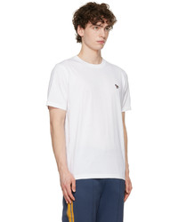 T-shirt à col rond blanc Ps By Paul Smith