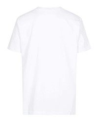 T-shirt à col rond blanc Supreme