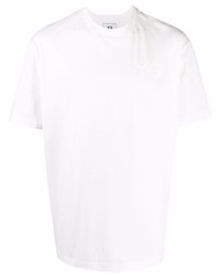 T-shirt à col rond blanc Y-3