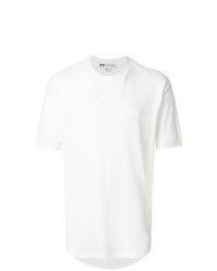 T-shirt à col rond blanc Y-3