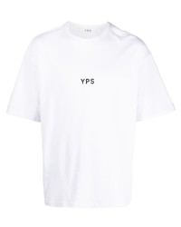 T-shirt à col rond blanc YOUNG POETS