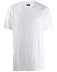 T-shirt à col rond blanc Z Zegna