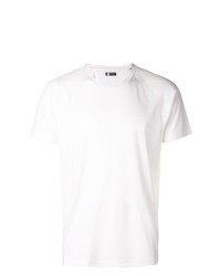 T-shirt à col rond blanc Z Zegna