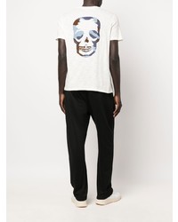 T-shirt à col rond blanc Zadig & Voltaire