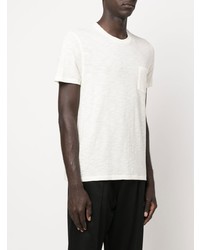 T-shirt à col rond blanc Zadig & Voltaire