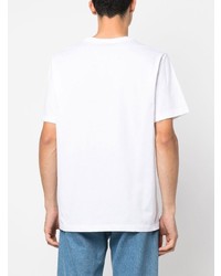 T-shirt à col rond blanc Paul Smith