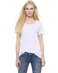 T-shirt à col rond blanc Zoe Karssen