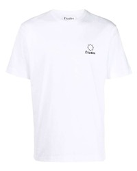 T-shirt à col rond blanc Études