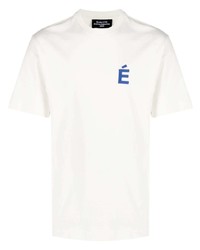 T-shirt à col rond blanc Études