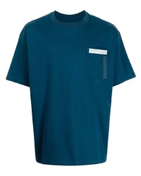 T-shirt à col rond bleu canard A-Cold-Wall*