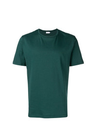 T-shirt à col rond bleu canard Calvin Klein