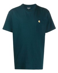T-shirt à col rond bleu canard Carhartt WIP