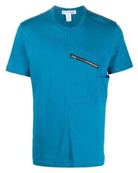 T-shirt à col rond bleu canard Comme Des Garcons SHIRT