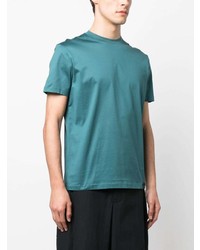 T-shirt à col rond bleu canard Low Brand