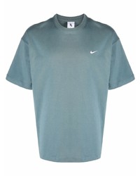 T-shirt à col rond bleu canard Nike