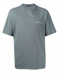 T-shirt à col rond bleu canard UNDERCOVE