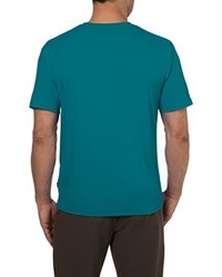 T-shirt à col rond bleu canard VAUDE