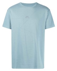 T-shirt à col rond bleu clair A-Cold-Wall*