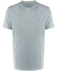 T-shirt à col rond bleu clair AllSaints