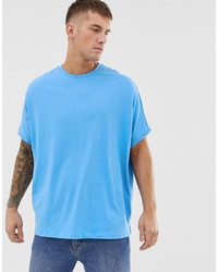 T-shirt à col rond bleu clair ASOS DESIGN