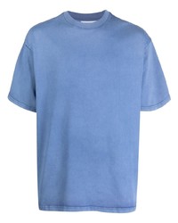 T-shirt à col rond bleu clair Axel Arigato