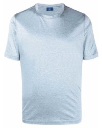 T-shirt à col rond bleu clair Barba