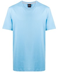 T-shirt à col rond bleu clair BOSS HUGO BOSS