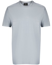 T-shirt à col rond bleu clair Brioni