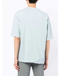 T-shirt à col rond bleu clair FIVE CM