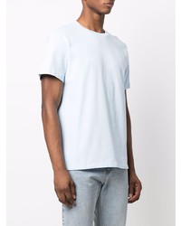 T-shirt à col rond bleu clair A.P.C.