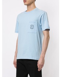 T-shirt à col rond bleu clair Cerruti 1881