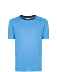 T-shirt à col rond bleu clair CK Calvin Klein