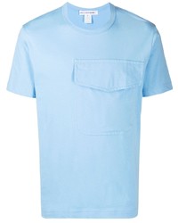 T-shirt à col rond bleu clair Comme Des Garcons SHIRT