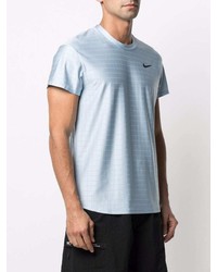 T-shirt à col rond bleu clair Nike