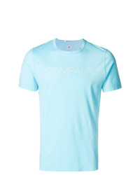 T-shirt à col rond bleu clair CP Company
