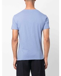 T-shirt à col rond bleu clair Frescobol Carioca
