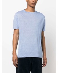 T-shirt à col rond bleu clair Isabel Marant