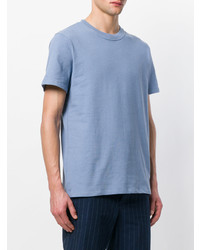 T-shirt à col rond bleu clair A.P.C.