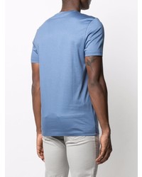 T-shirt à col rond bleu clair BOSS HUGO BOSS