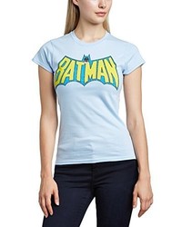 T-shirt à col rond bleu clair DC Comic