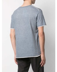 T-shirt à col rond bleu clair rag & bone