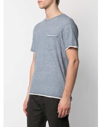 T-shirt à col rond bleu clair rag & bone